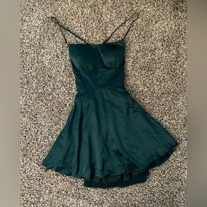 Emeral green dress